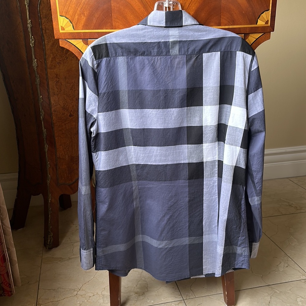 Burberry Checkered Button Blouse - image 6